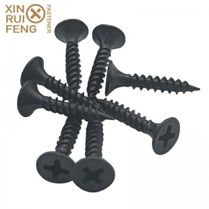 Factory Price For Screw Counting Machine - Black Bugle Head Fine Thread Twin Fast Drywall Screws – Xinruifeng