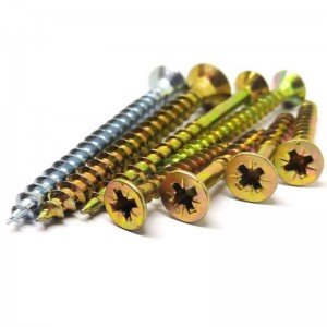 18 Years Factory Pan Head Chipboard Screws - 20 Years Experience Pozi Drive Double Flat countersunk Head Chipboard Screw – Xinruifeng