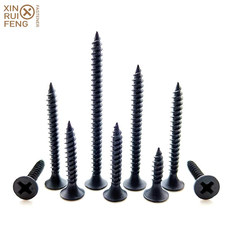 Factory directly Drywall Phillips Screw Bit - Black Phosphated Bugle Head Drywall Screw  – Xinruifeng