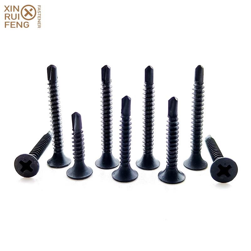 Hot sale Framing Screws - C1022 Black Full Thread Phillips Drive Drill Point Drywall Screws  – Xinruifeng