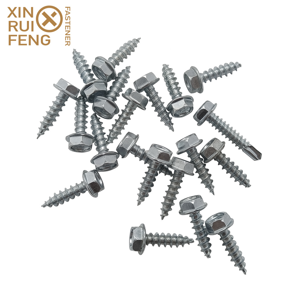 Professional Design Small Self Tapping Screws - China Manufacturer Hex Head Self Drilling Roofing Screws – Xinruifeng