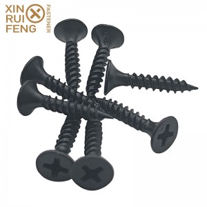 Chinese Professional Sound Screw Drywall – Black Phosphated Bugle Head DIN7505 Drywall Screw – Xinruifeng